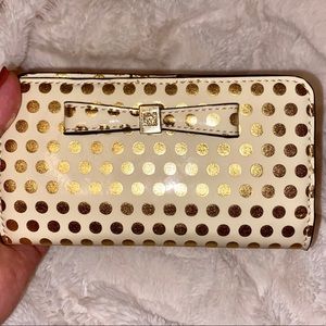 Anne Klein - Gold Polka Dot Wallet